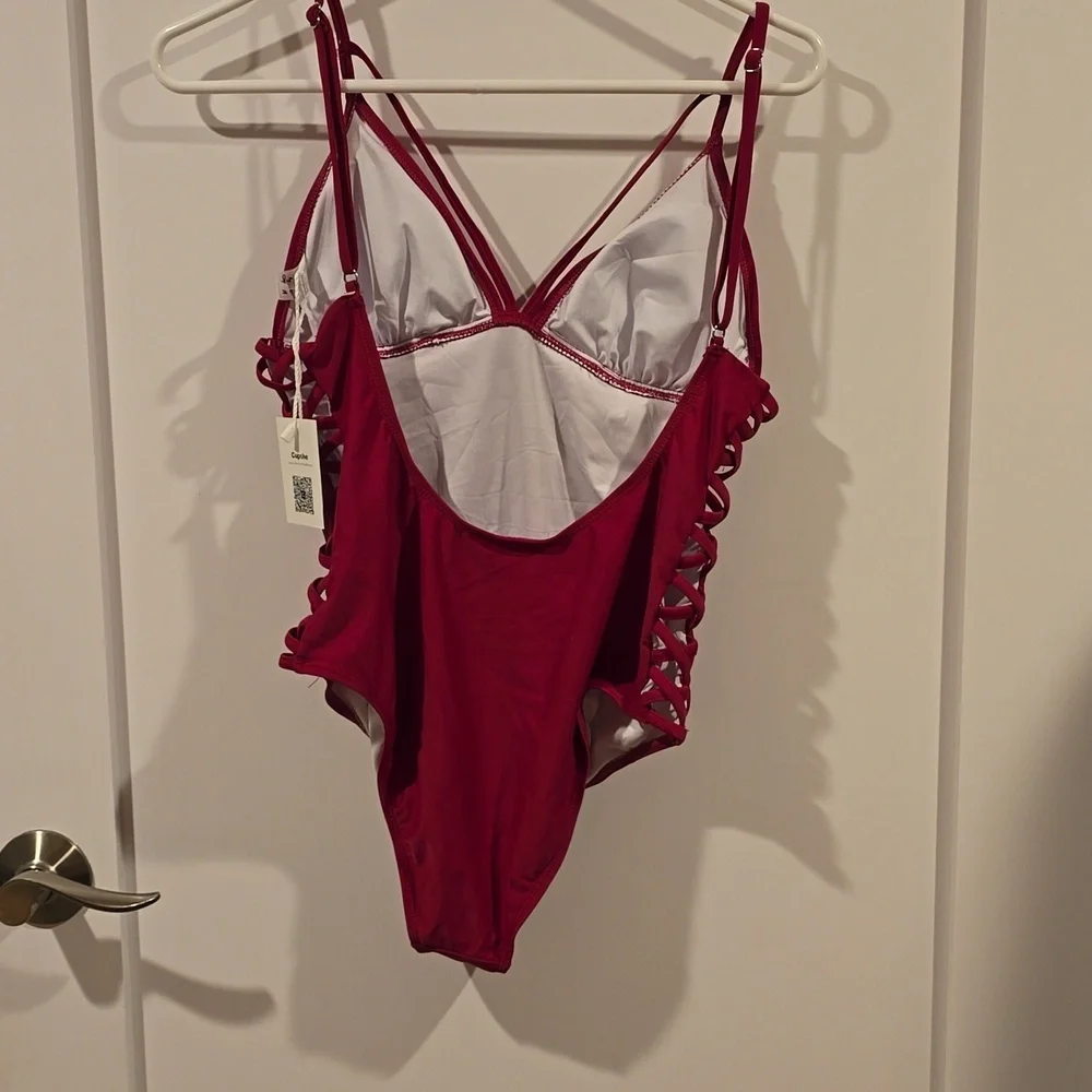 CUPSHE|‎ One-Piece | Pink Swimsuit| Size Medium​